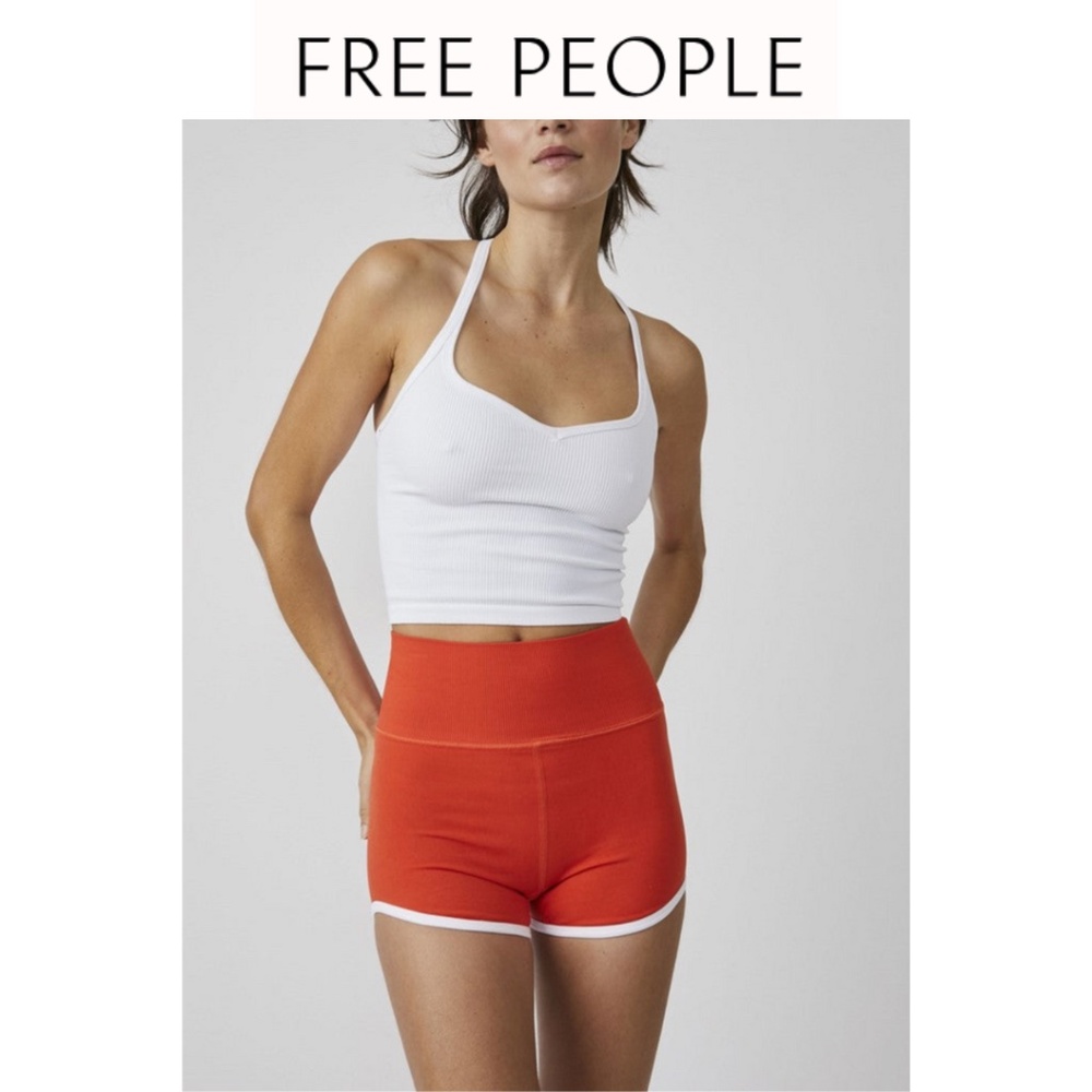 Free People Happiness Runs Sweetheart Crop Tank